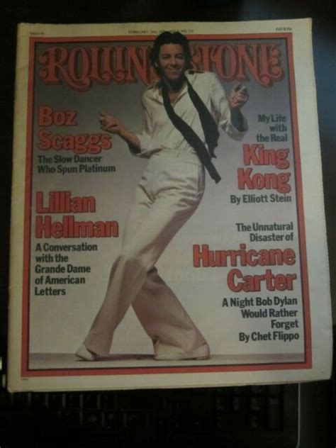 Rolling Stone Magazine February 1977 Boz Scaggs Hurricane Carter No