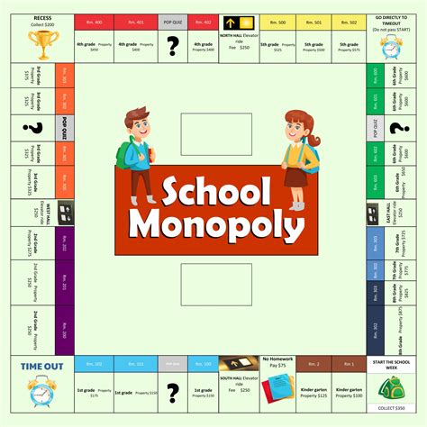 Best Images Of Printable Monopoly Board Game Printable Monopoly Images And Photos Finder