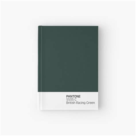 Pantone 5535c British Racing Green Hardcover Journal By Liztaylor1019