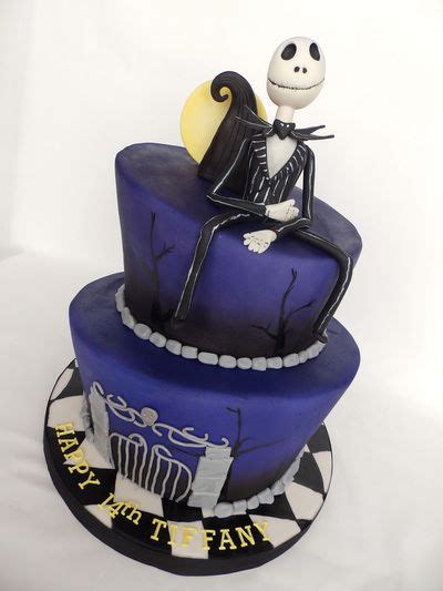 *please contain your excitement* guess who just got another cake order? Jack Skellington Nightmare Before Christmas birthday cake | Christmas birthday cake, Custom ...
