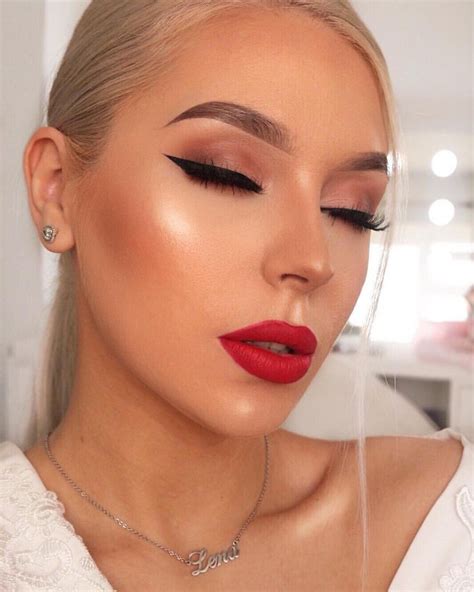 This Glam Tho 😩👏 We’ve Got A Full On Crush On Lenkalul And That Stunning Red Is Our “lover