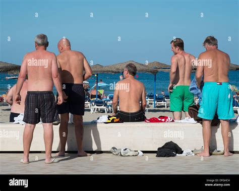 British Tourists Beach Spain Hi Res Stock Photography And Images Alamy