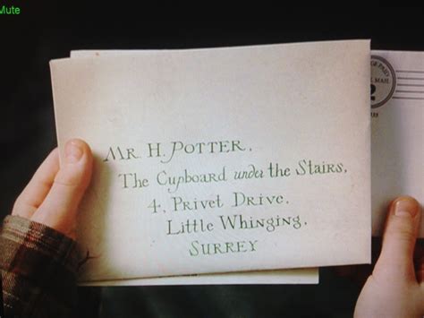 Free Printable Harry Potter Letter