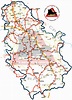 Serbia Road Map - Serbia • mappery