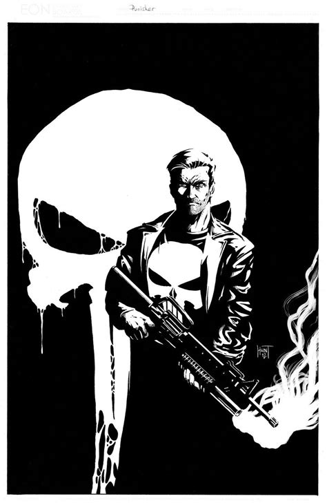 The Punisher By Ken Hunt Marvel Comics Bd Comics Marvel Comic Books