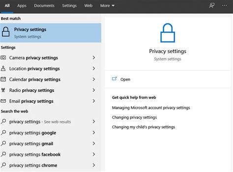Privacy Settings In Windows 1110 You Should Change