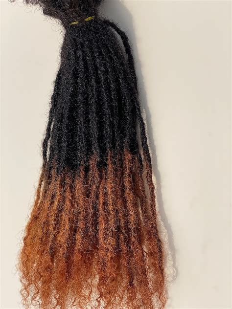 Human Hair Dreadlocks Extensions With Honey Blonde Tips Etsy