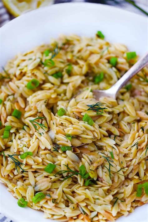This Orzo Pilaf Recipe With Lemon And Dill Is An Easy Vegetarian Side