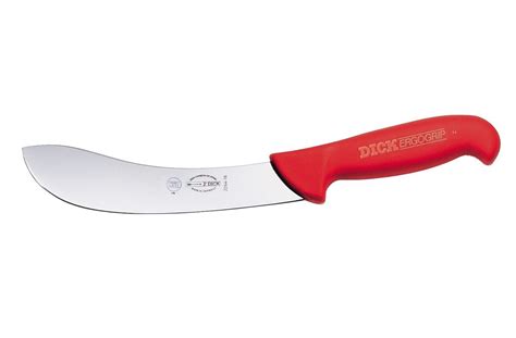 f dick ergogrip skinning knife 15cm red b p home royale