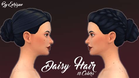 Sims 4 Ccs The Best Daisy Hair By Enrique