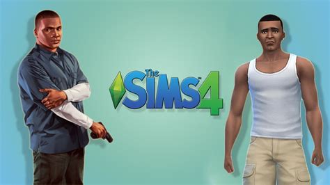 Grand Theft Auto V Franklin Clinton The Sims 4 Youtube