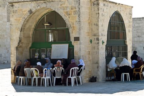 An der stelle des modernen gebäudes war einst ein einfaches gebetshaus. An der al-Aqsa-Moschee, Jerusalem Foto & Bild | asia ...