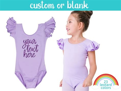 Lavender Purple Ruffle Leotard Baby Toddler And Girls Etsy