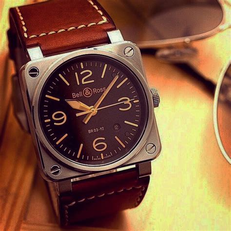 The watch is driven by. Bell&Ross BR03-92 Golden Heritage - Watch I Love