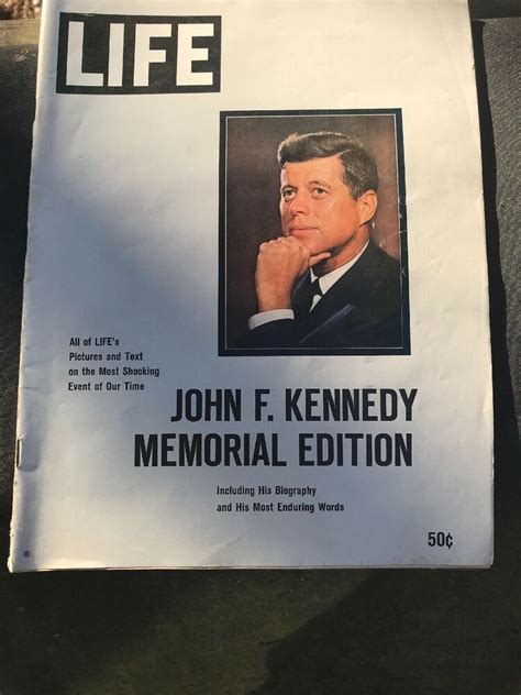 1963 Life Magazine John F Kennedy Memorial Edition Life Magazine