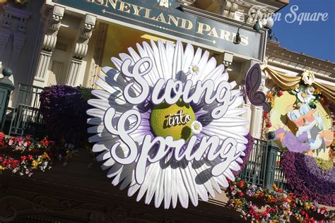 Spring Disneyland Paris Receives A Spring Makeover Dlp Town Square