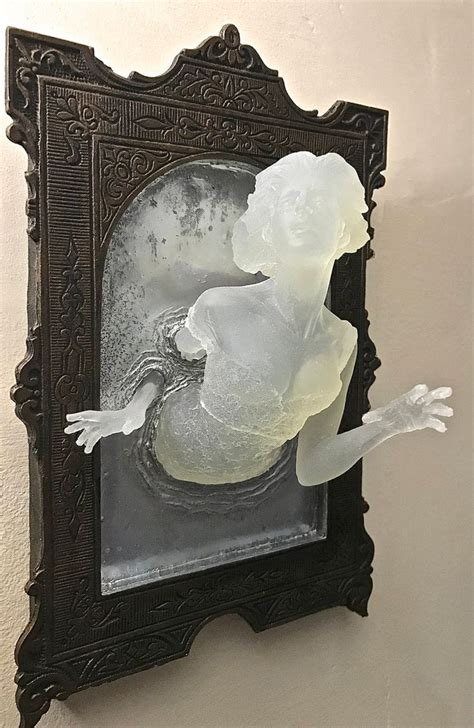 Preorder Ghost In The Mirror Wall Plaque Glow In The Dark Etsy Art
