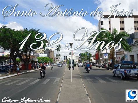 Praça padre mateus, 135, santo antonio de jesus, βραζιλία. Santo Antonio de Jesus completa 132 anos: Parabéns!!