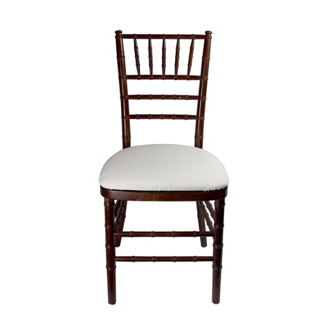 Fruitwood Chiavari Chair With Pad Chairs And Seating Party Rental