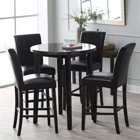 Buy small round dining table and get the best deals at the lowest prices on ebay! Black High Table And Chairs | Pub kitchen table, Kitchen ...
