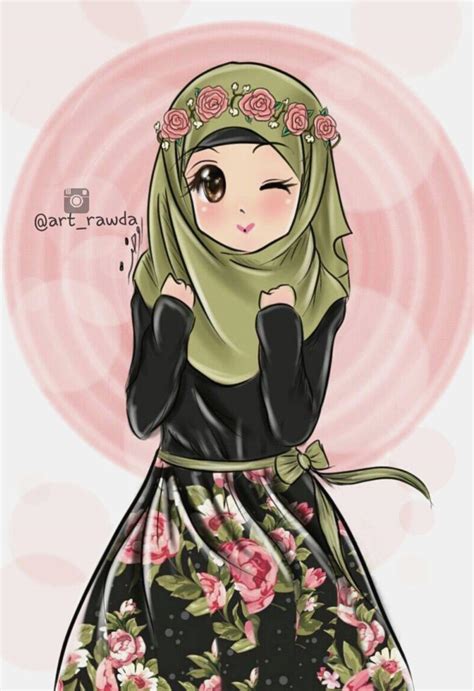 Muslim Girl Cartoon Hd Wallpapers Wallpaper Cave