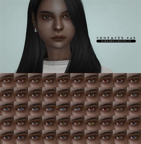 Emily Cc Finds Sims3melancholic Sante Skin And Contacts 45