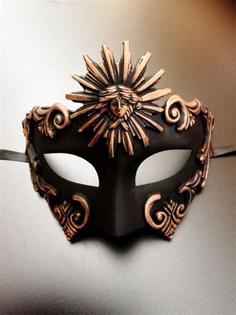 roman mask for men greek sun god masks masquerade by higginscreek masks masquerade mens