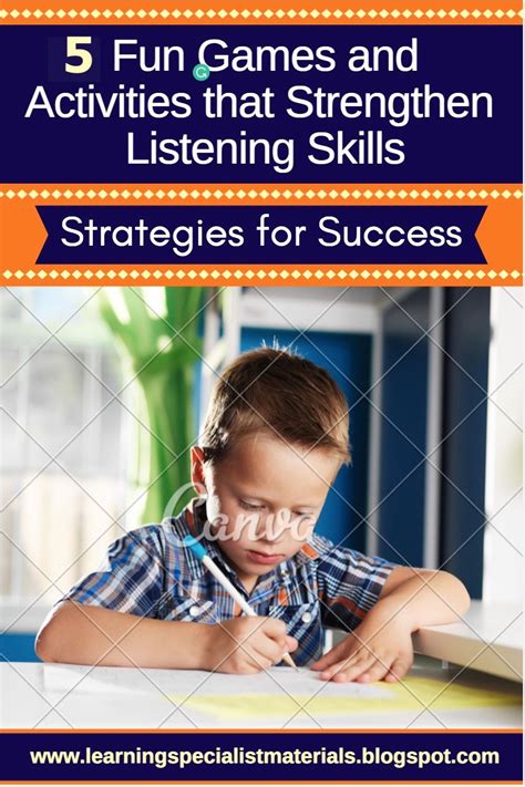 5 Fun Games And Activities To Strengthen Listening Skills Listening