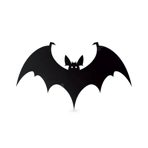Halloween Bat Symbol On Transparent Background Spooky Silhouette
