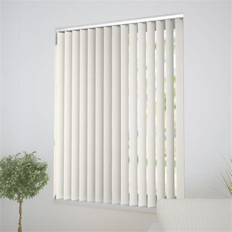 Amari Cream Rigid Pvc Vertical Blind Uk Blindsbypost