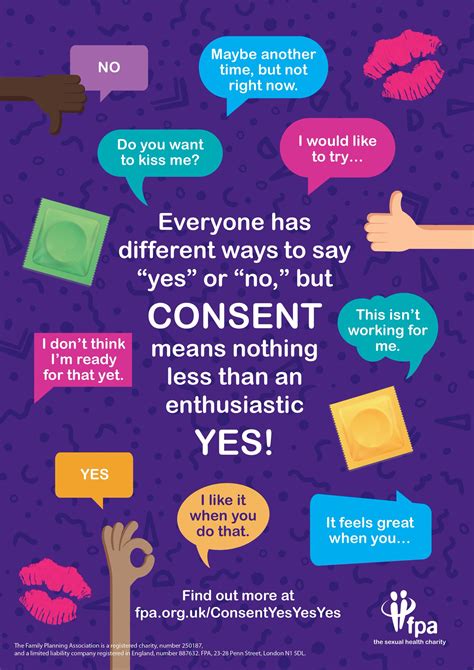 Fpa The Sexual Health Charity On Twitter Have You Seen Our New Consent Posters For Shw18