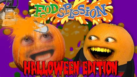 Pumpkin Vs Chainsaw Annoying Orange Foodsplosion 5 Youtube
