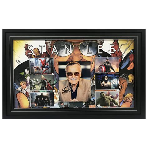 Stan Lee Signed And Framed Photograph Display Taylormade Memorabilia