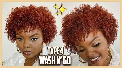 The Best Wash N Go Youve Ever Seen Type 4 Wash N Go Routine Youtube