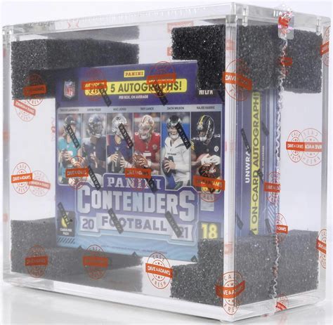 2021 Panini Contenders Football Hobby Box Case Fresh Da Card World