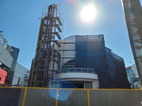 Construction Continues On Towers Outside Toothsome Chocolate Emporium