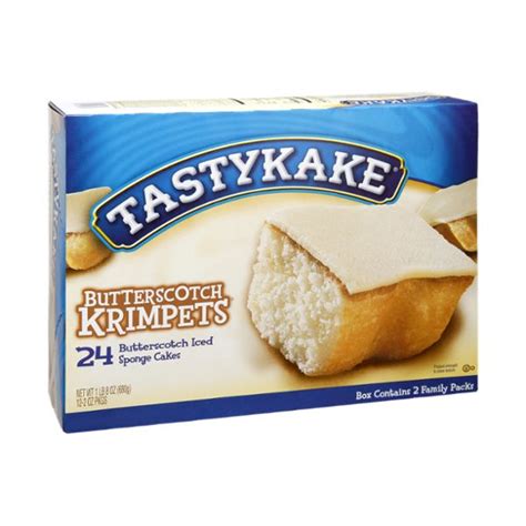 Shop for tastykake gifts and pennsylvania favorites. Tastykake Butterscotch Krimpets - 24 CT | TastyKake ...