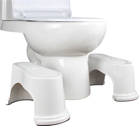 2 Separate Toilet Potty Poop Stool For Adultsbathroom