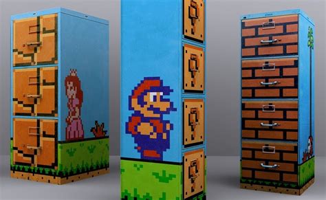 Toxiferous Designs Cool Super Mario Bros 2 Cabinets