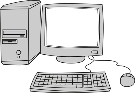 Computer Screen Desktop Free Vector Graphic On Pixabay