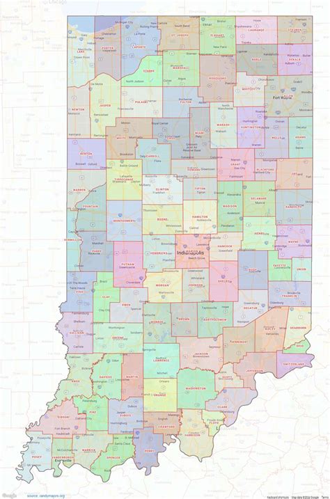 Indiana County Map Medium Image Shown On Google Maps