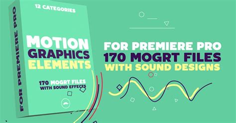 Amazing premiere pro templates with professional graphics, creative edits, neat project organization, and detailed, easy to use tutorials for quick results. Motion Graphics Elements Pack | MOGRT for Premiere Pro by ...