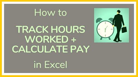 How To Track Hours Worked In Excel How To Calculate Pay In Excel
