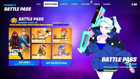 Fortnite Chapter 4 Battle Pass Leaked Youtube