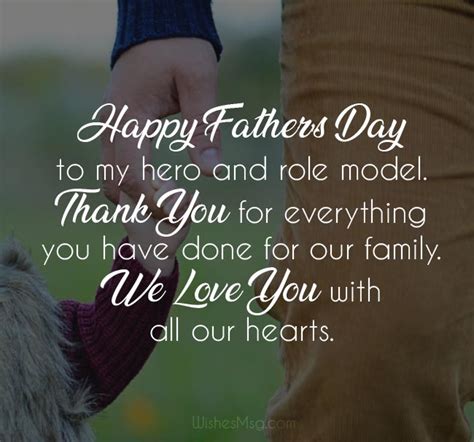 Exclusive collection of father's day messages with many funny, cute and best father's day sms. 100+ Father's Day Wishes, Messages and Quotes - WishesMsg