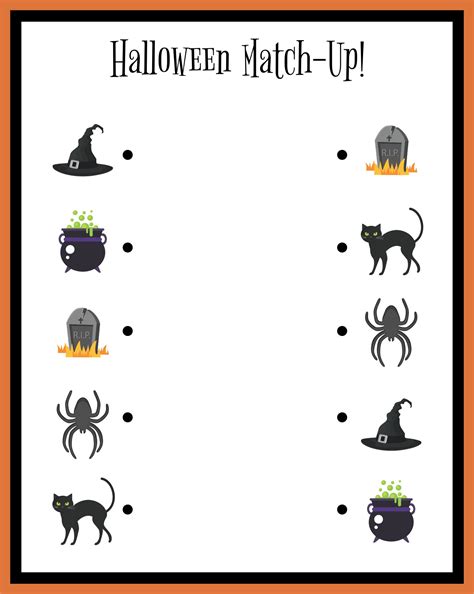 4 Best Images Of Printable Halloween Matching Game For Toddlers