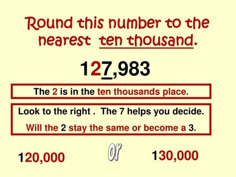 PPT - Rounding to the nearest ten thousand & hundred thousand ...