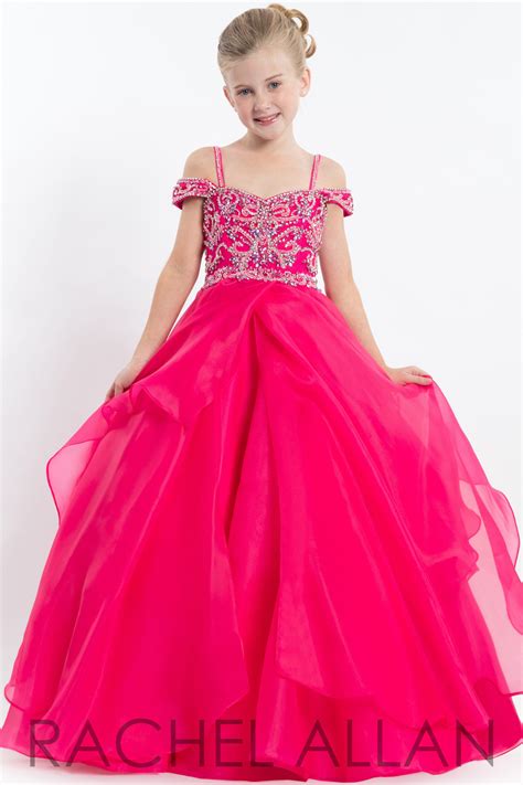 Perfect Angels 1685 Fuchsia Girl Pageant Dress Girls Pageant Dresses