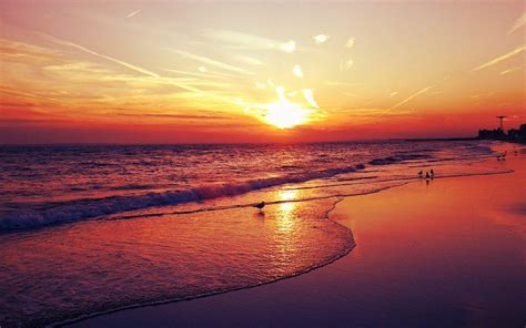 Download Sunset Beaches Wallpaper By Gracewallace Sunset Beach