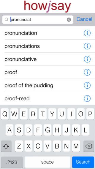 Howjsay Pronunciation Dictionary App Review Learn To Pronounce Words
